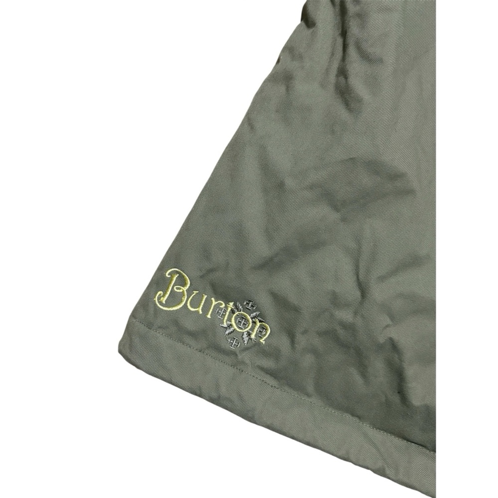 Burton olive green and lemon yellow ski/snowboard winter coat - Picture 8 of 10